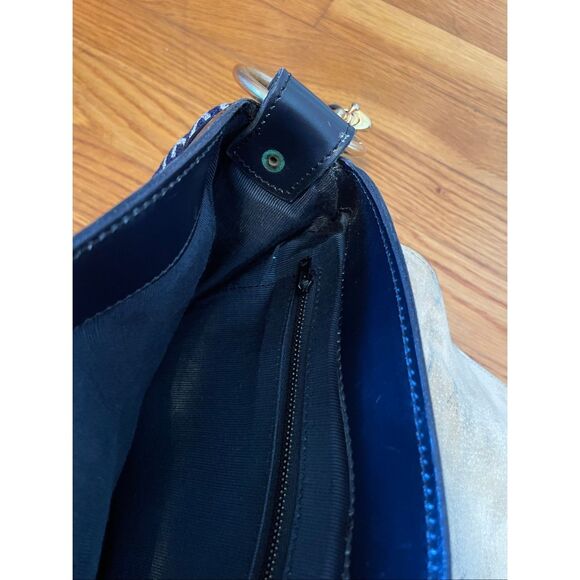 PIERRE BALMAIN | vintage 1970s labyrinth monogram shoulder bag - Picture 7 of 16